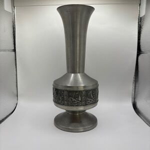 Norwegian Selandia 7” Tall Pewter  Vase